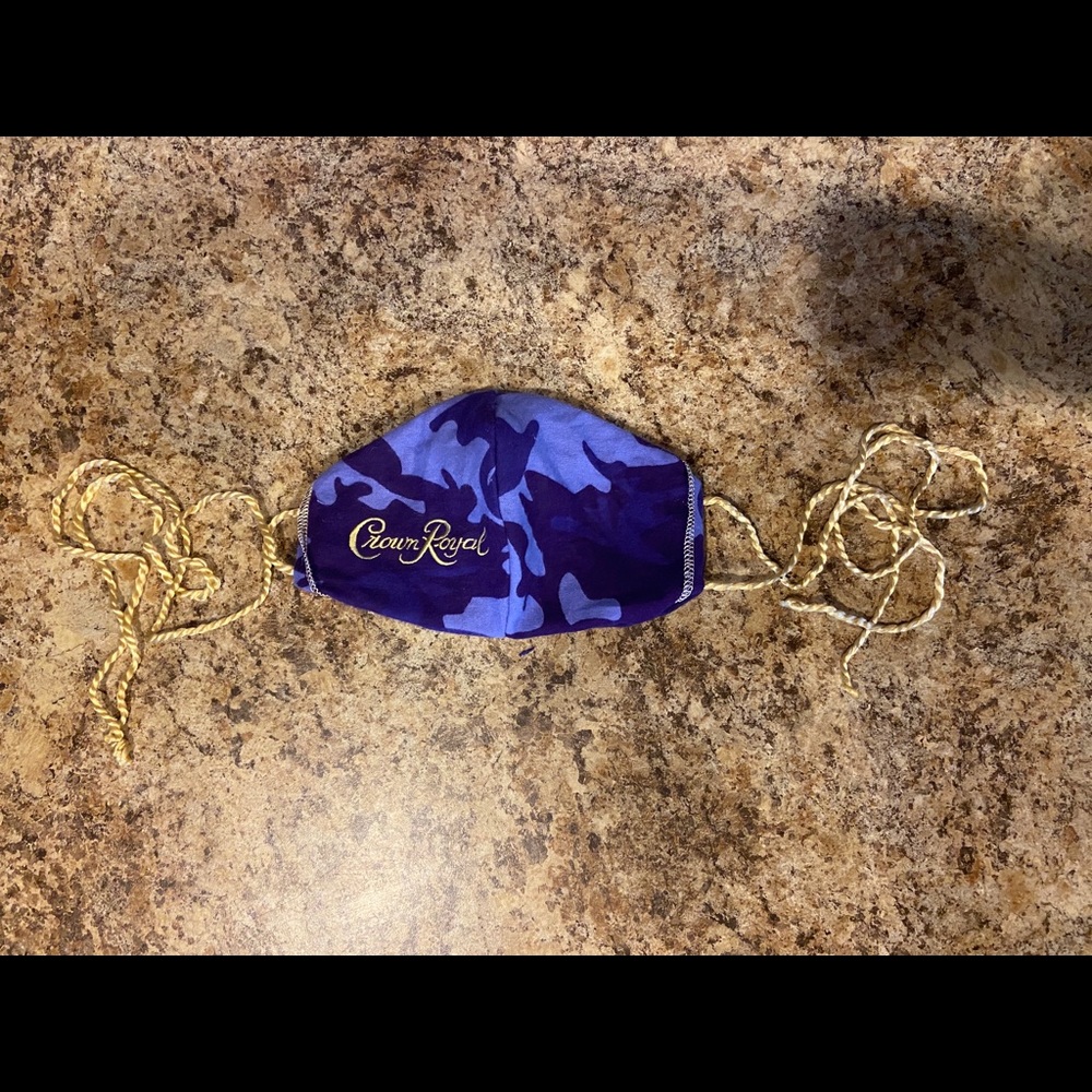 Custom Crown Royal Face Masks Handmade - Picture 3 of 6